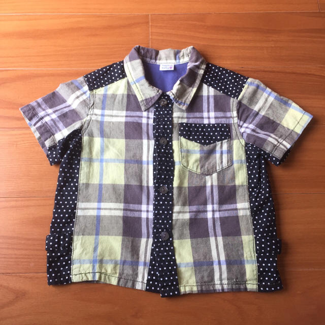 hakka baby(ハッカベビー)のHAKKA BABY☆チェックシャツ キッズ/ベビー/マタニティのキッズ服男の子用(90cm~)(Tシャツ/カットソー)の商品写真