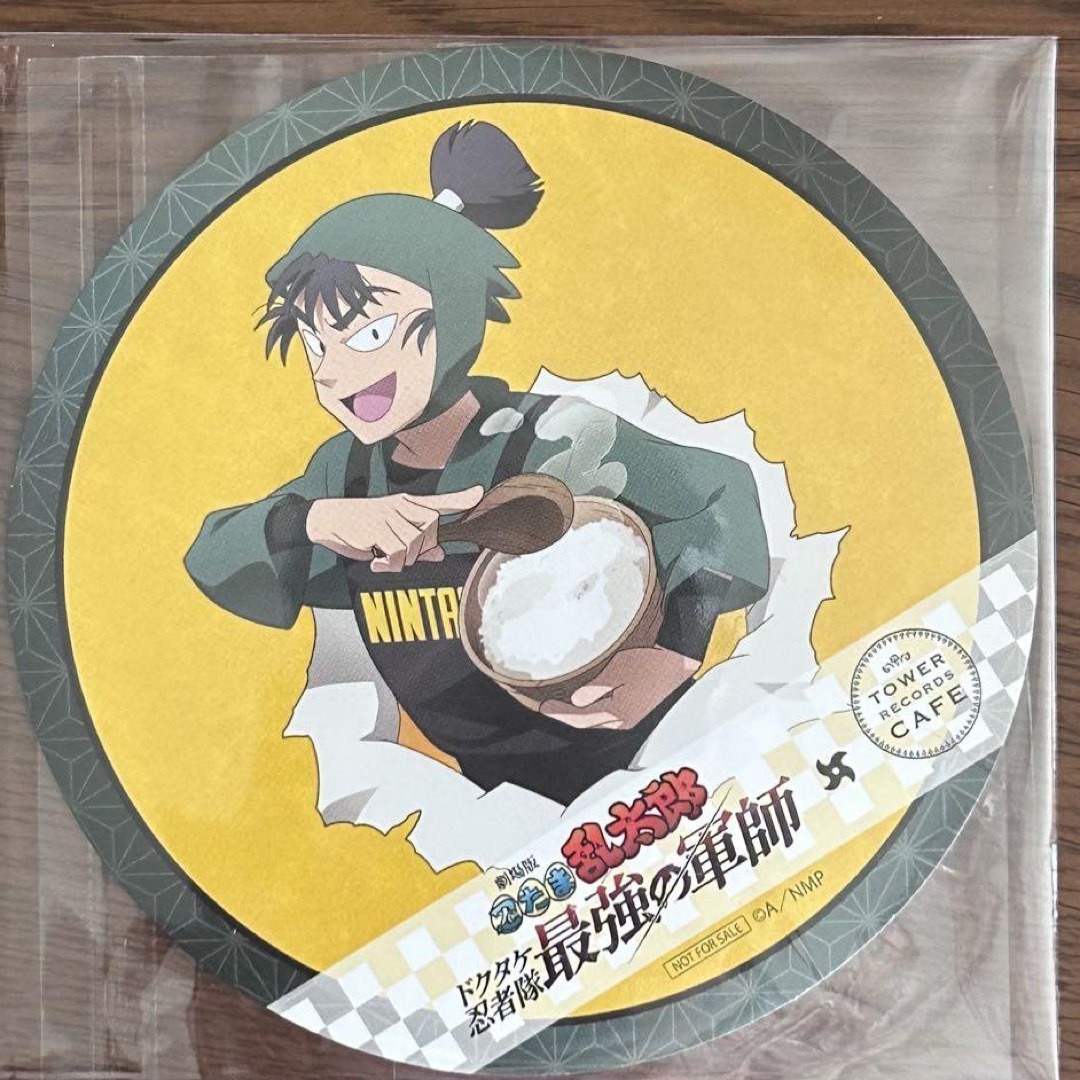 忍たま タワレコカフェ コースター 食満留三郎 エンタメ/ホビーのアニメグッズ(その他)の商品写真