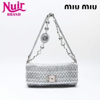 ミュウミュウ(MIU MIU)のミュウ ミュウ Miu Miu マテラッセ クリスタル 2way ショルダーバッグ(ショルダーバッグ)