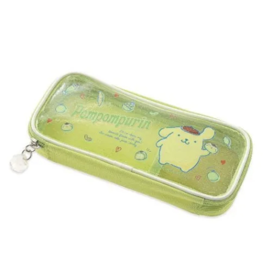 ポムポムプリン(ポムポムプリン)の【新品】ポムポムプリン グッズ ペンポーチ 筆箱 サンリオ インテリア/住まい/日用品の文房具(ペンケース/筆箱)の商品写真
