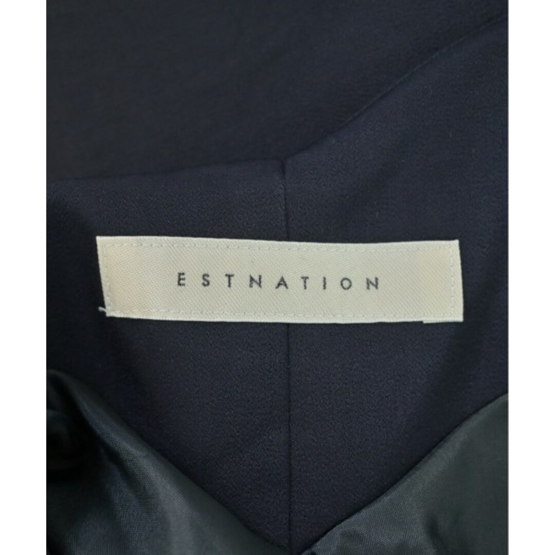 ESTNATION - ESTNATION オールインワン/サロペット 36(S位) 紺 ESTNATION - ESTNATION オールインワン/サロペット 36(S位) 紺
