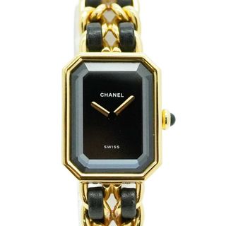 シャネル(CHANEL)の★最終価格★SALE【5wwe0058】シャネル プレミエールＭ H0001 黒文字盤【中古】腕時計 レディース(腕時計)