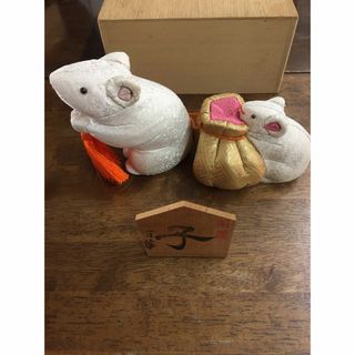 木目込み人形 干支 子 完成品⑪(人形)
