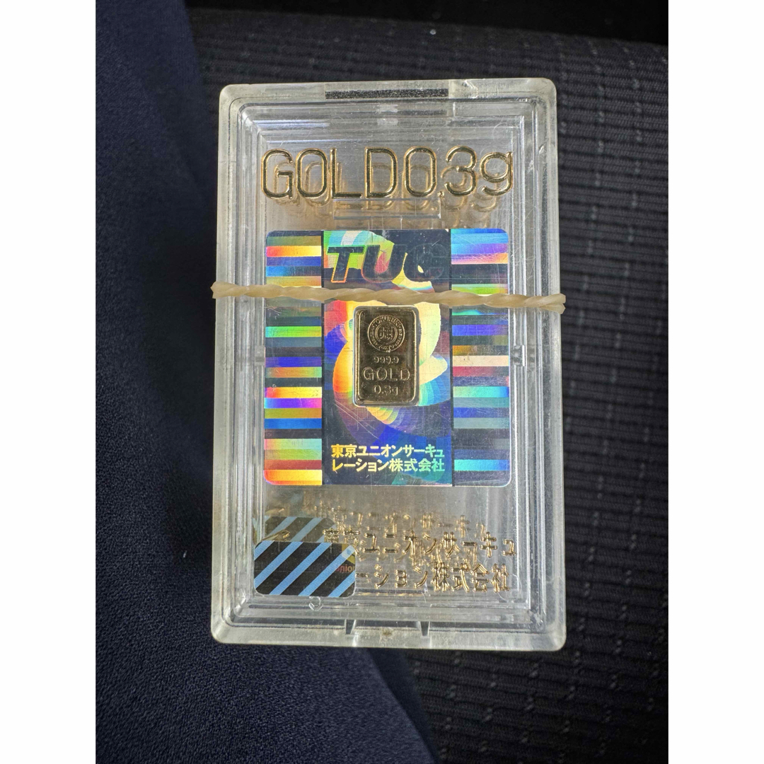 TUC金景品0.3g エンタメ/ホビーの美術品/アンティーク(金属工芸)の商品写真
