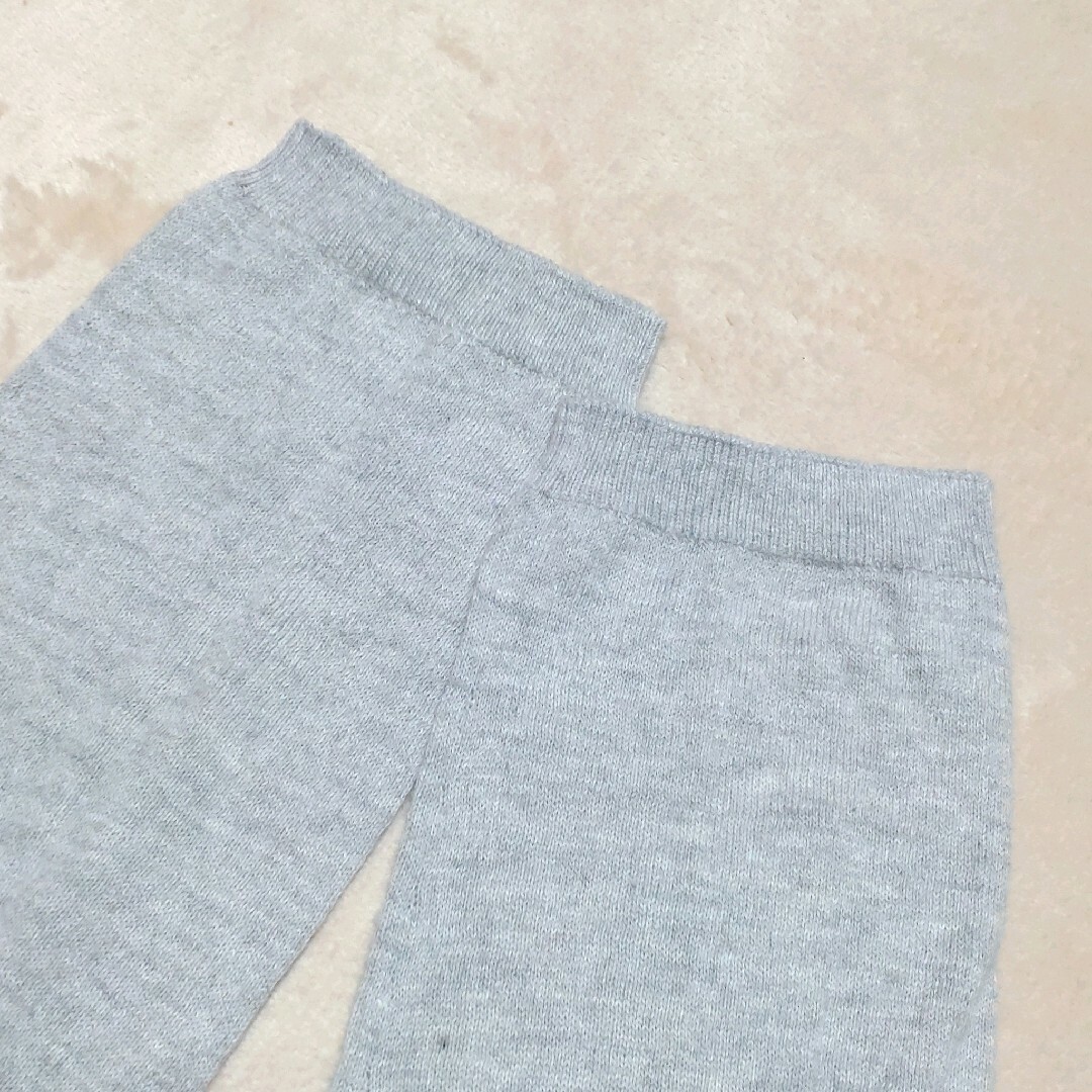 45R - 45R オーガニックコットン 超ガーゼニット ライトグレー