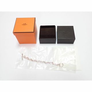 エルメス(HERMES)のエルメス シルバーブレスレット シェーヌダンクル MM １７ 真空パック 新品(ブレスレット)