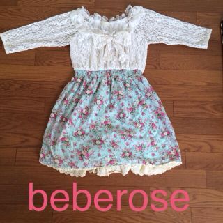 ベベローズ(beberose)のbeberose ワンピ♡(ミニワンピース)