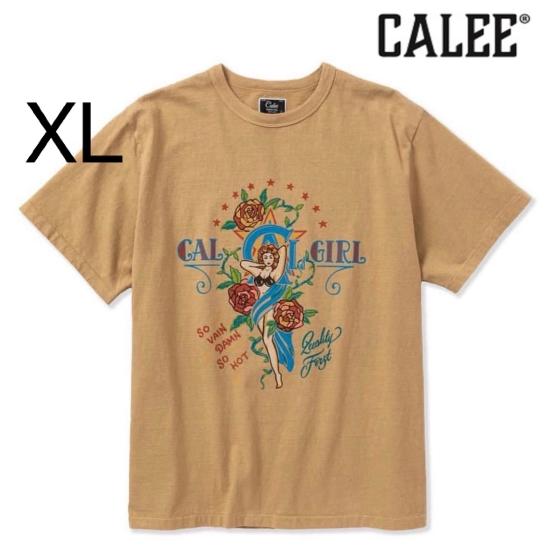 CALEE(キャリー)のCALEE BINDER NECK VINTAGE T-SHIRT メンズのトップス(Tシャツ/カットソー(半袖/袖なし))の商品写真