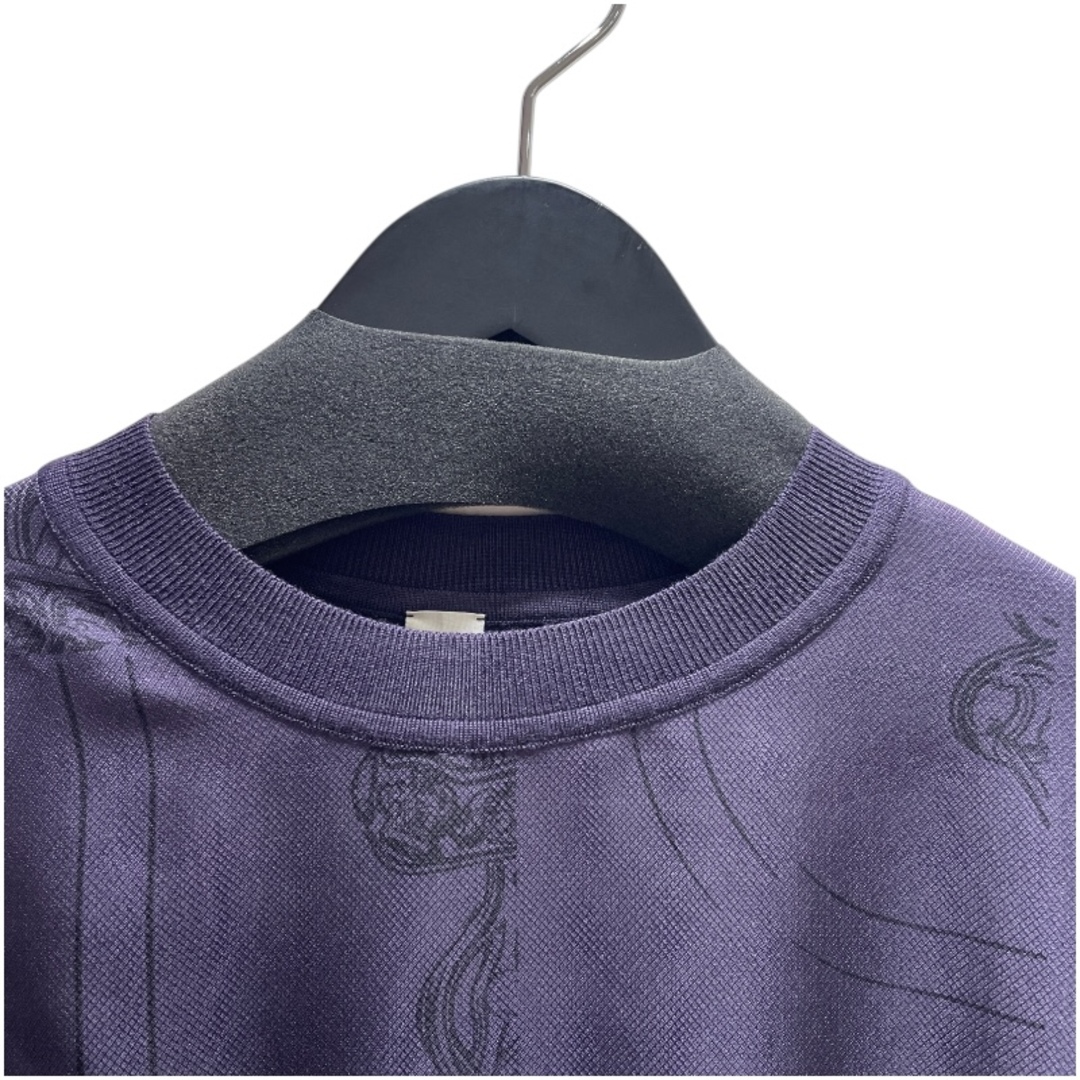 エルメス HERMES ツイルレーヌショートスリーブトップス ４H2825DL PURPLE ウール 半袖Ｔシャツ レディース 中古 HERMES - エルメス HERMES ツイルレーヌショートスリーブ