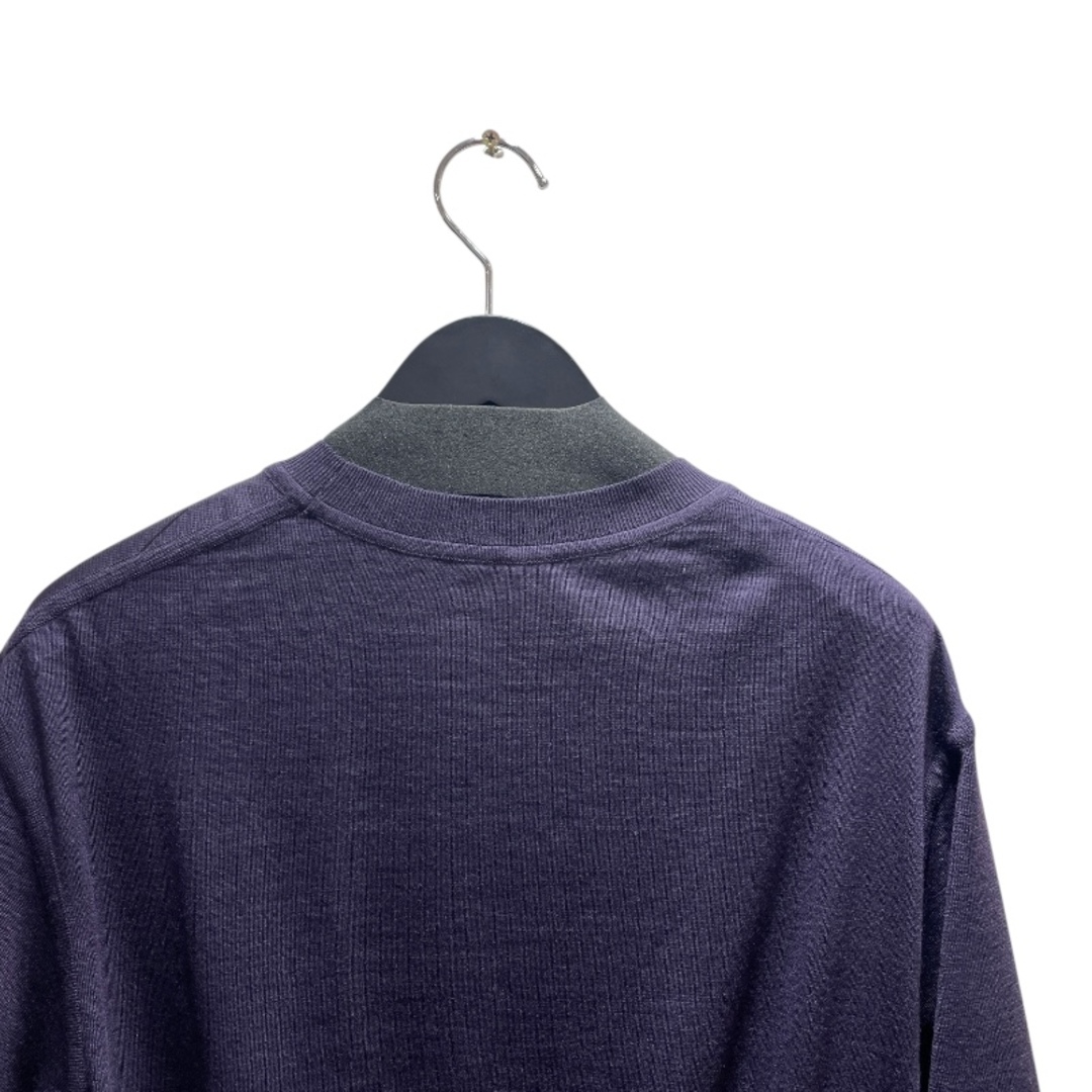 エルメス HERMES ツイルレーヌショートスリーブトップス ４H2825DL PURPLE ウール 半袖Ｔシャツ レディース 中古 HERMES - エルメス HERMES ツイルレーヌショートスリーブ
