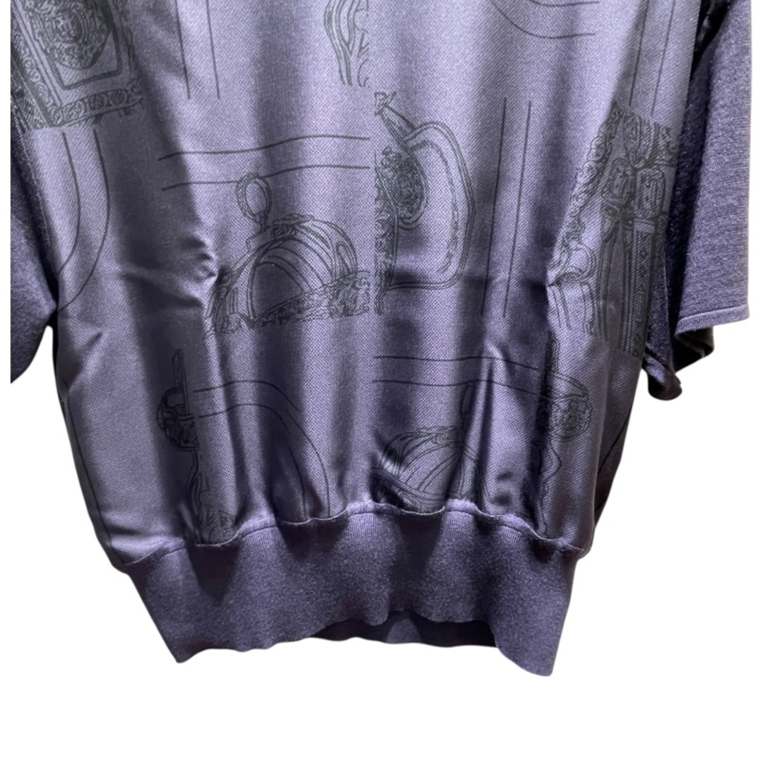 エルメス HERMES ツイルレーヌショートスリーブトップス ４H2825DL PURPLE ウール 半袖Ｔシャツ レディース 中古 楽天市場】エルメス HERMES ツイルレーヌショートスリーブ