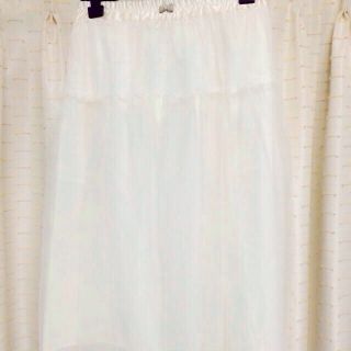 ダブルクローゼット(w closet)のw closetのチュールスカート(ひざ丈スカート)