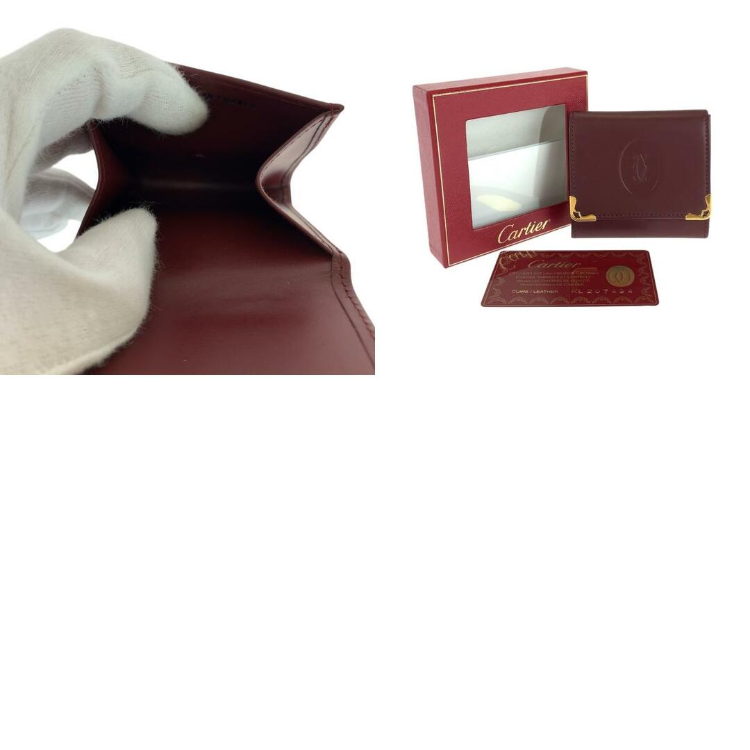 Cartier - 美品 CARTIER カルティエ マストライン ワインレッド