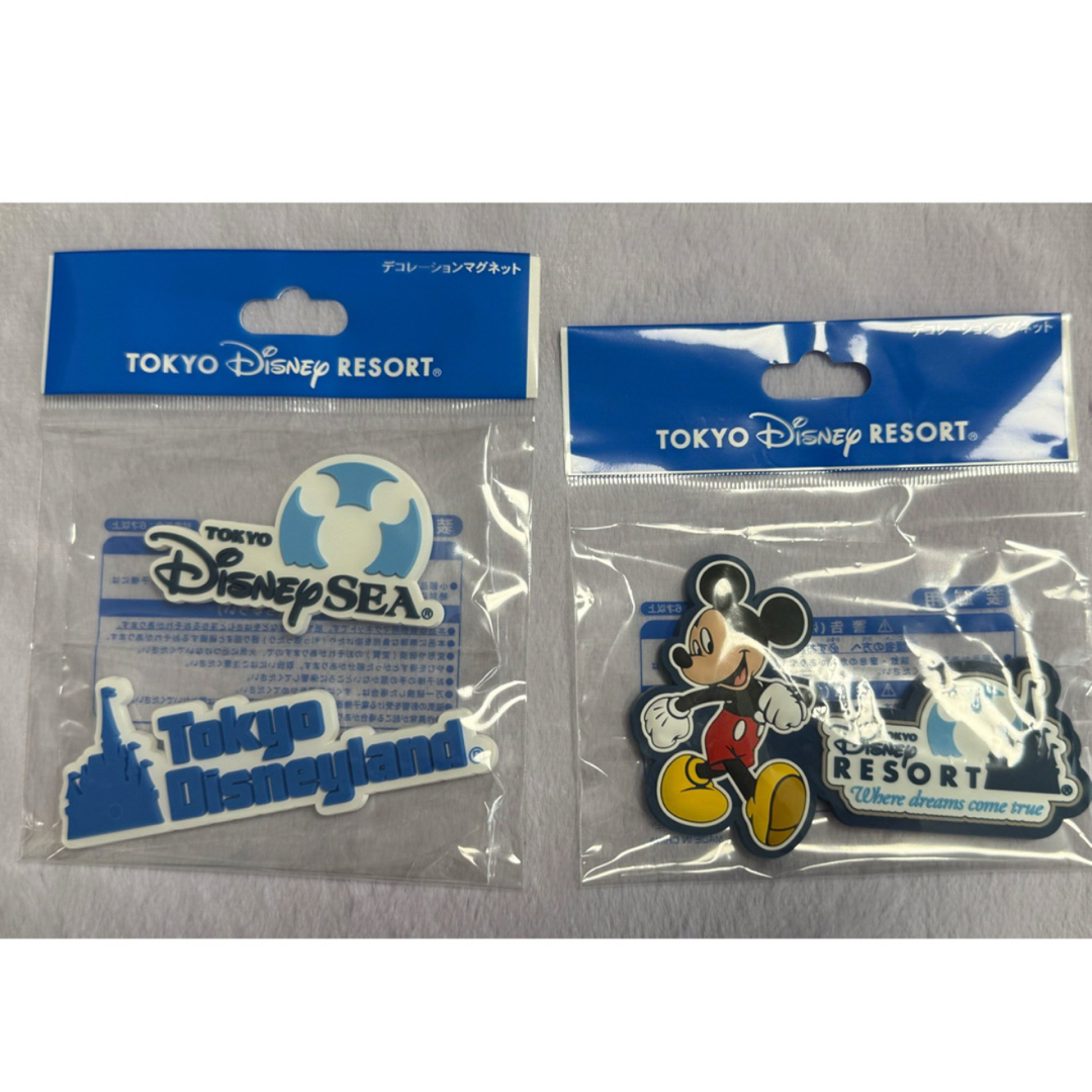 ディズニーリゾート デコレーションマグネット ランド シー ミッキー 2点セット エンタメ/ホビーのおもちゃ/ぬいぐるみ(キャラクターグッズ)の商品写真