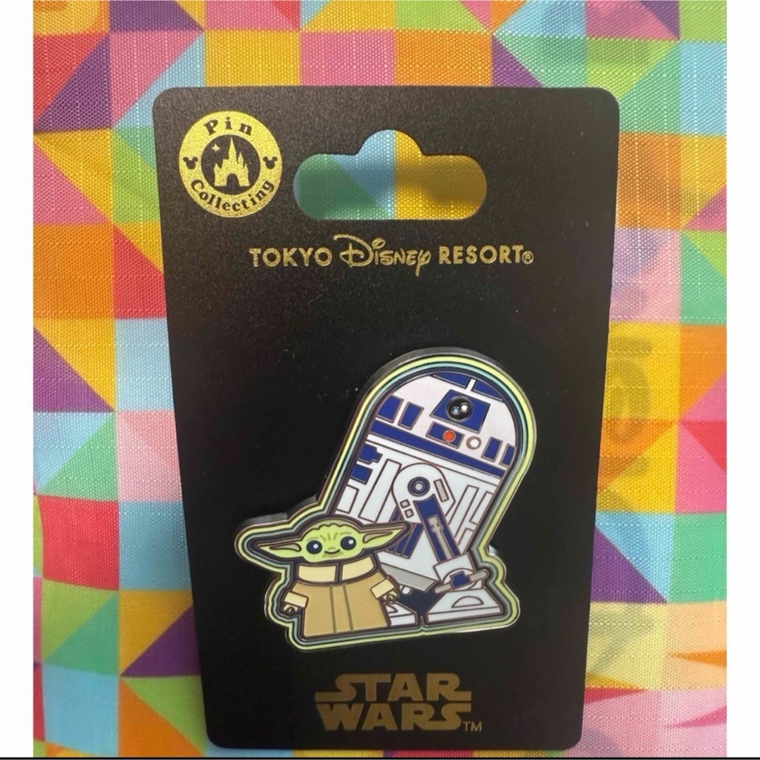 ディズニーランド スターウォーズ マンダロリアン グローグー ピンバッジ A エンタメ/ホビーのおもちゃ/ぬいぐるみ(キャラクターグッズ)の商品写真