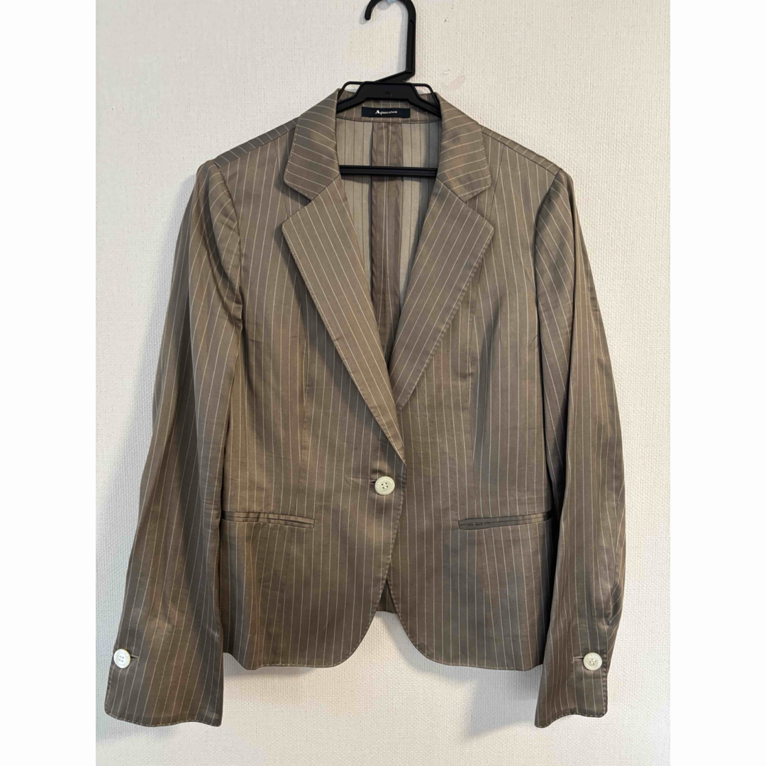 AQUA SCUTUM(アクアスキュータム)のアクアスキュータム　スーツ　綿80%絹20% レディースのレディース その他(セット/コーデ)の商品写真