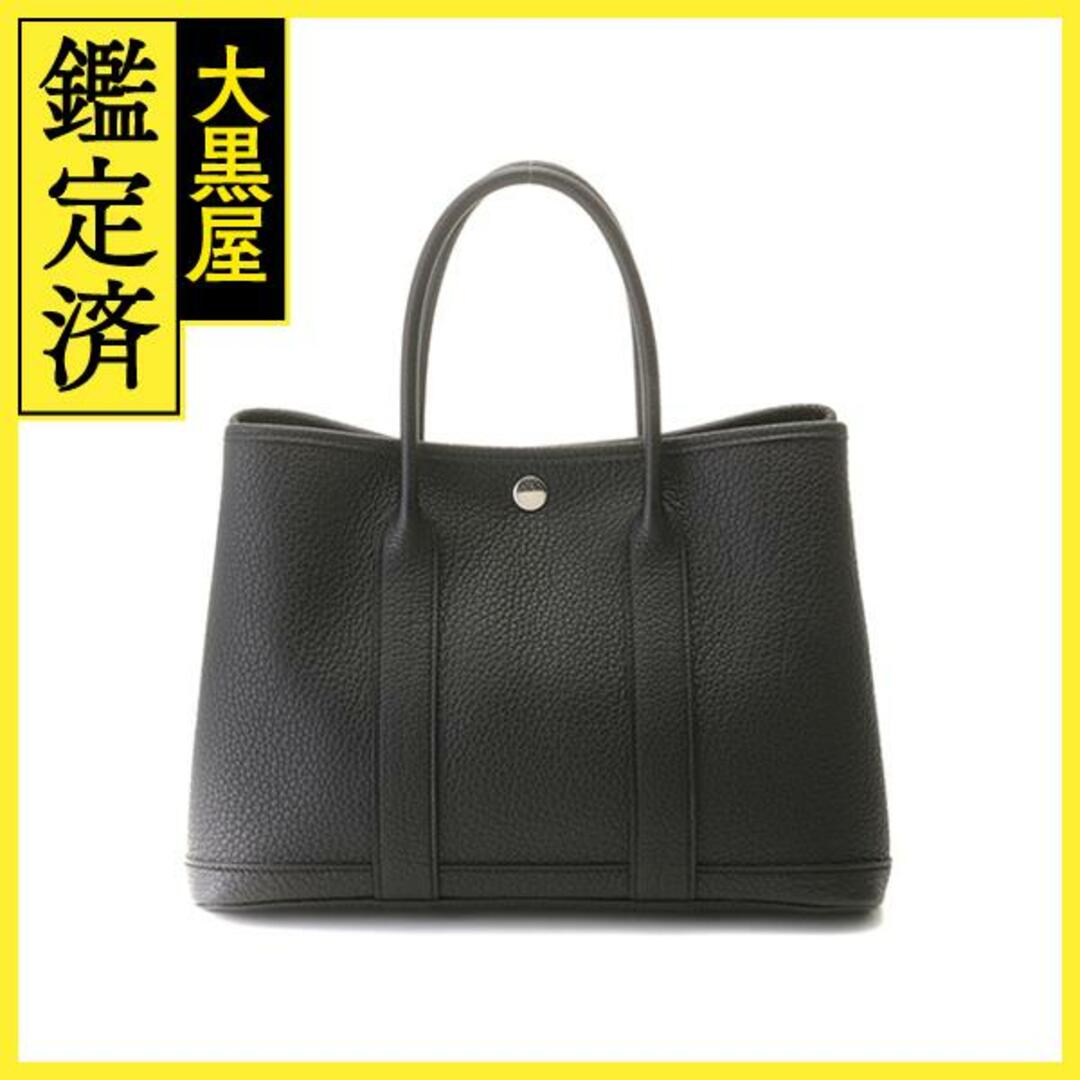 HERMES - エルメス ガーデンパーティTPM ブラック　ヴォーエプソン 2143200590228 【430】