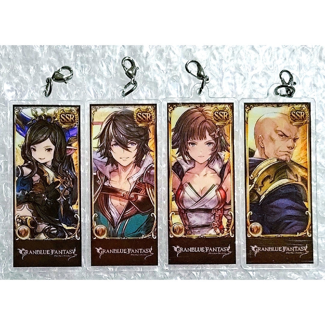 グラブルフェス 編成チャーム アルルメイヤ カイン レオナ ダーント 土属性 エンタメ/ホビーのおもちゃ/ぬいぐるみ(キャラクターグッズ)の商品写真