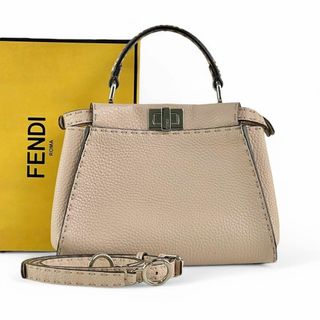 フェンディ(FENDI)の【新品同様・現行モデル】フェンディ　ピーカブー　ミニ　セレリア　トートバッグ(ショルダーバッグ)
