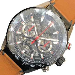 タグホイヤー(TAG Heuer)の　タグ・ホイヤー TAG HEUER カレラ キャリバー ホイヤー02 クロノグラフ CBG2A10.FT6169 SS/セラミック/ラバー/レザー メンズ 腕時計(その他)