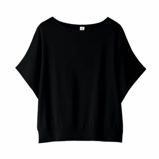 [Blostirno] Tシャツ レディース 半袖 ドルマンスリーブ トップス (その他)