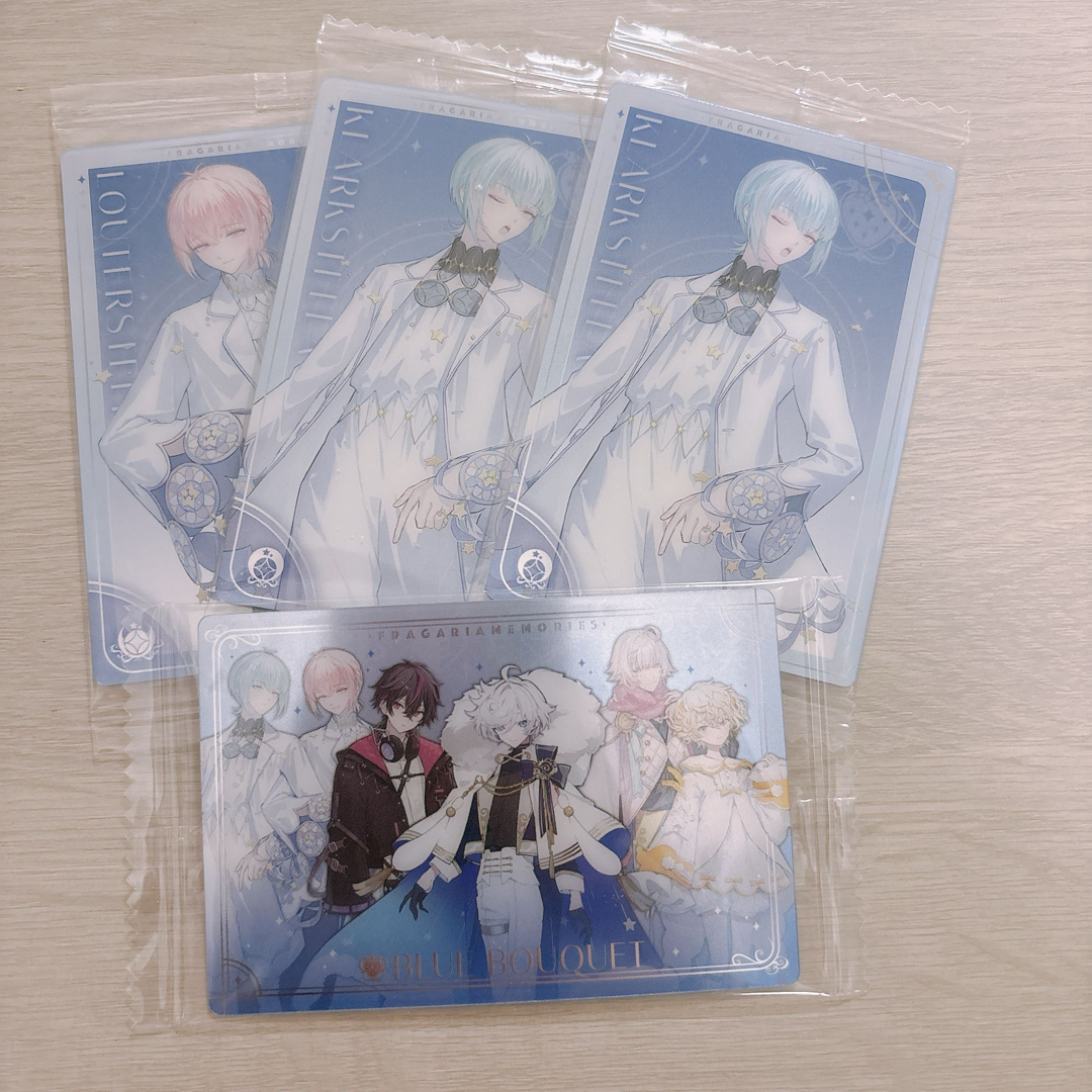 サンリオ(サンリオ)の♡ フラメモ BLUE BOUQUET 4枚セット ♡ エンタメ/ホビーのアニメグッズ(カード)の商品写真