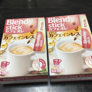 エイージーエフ(AGF)のカフェインレス ブレンディ カフェオレ(コーヒー)