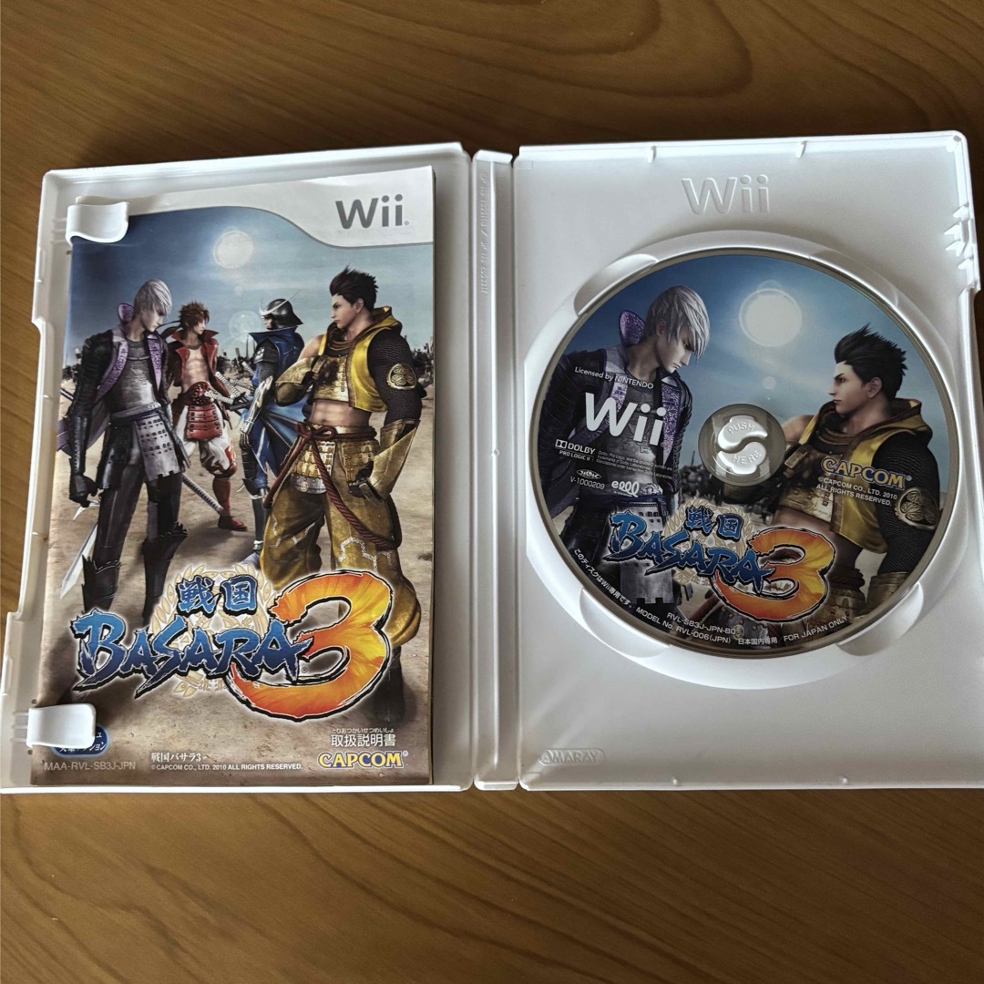 CAPCOM(カプコン)のWii 戦国バサラ3 エンタメ/ホビーのゲームソフト/ゲーム機本体(家庭用ゲームソフト)の商品写真