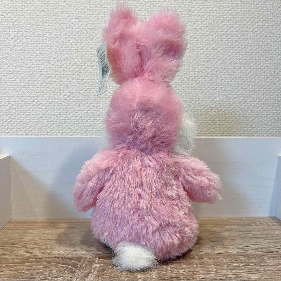 JELLY CAT(ジェリーキャット)の海外雑貨 ピンクうさぎのぬいぐるみ タグ付 エンタメ/ホビーのおもちゃ/ぬいぐるみ(ぬいぐるみ)の商品写真