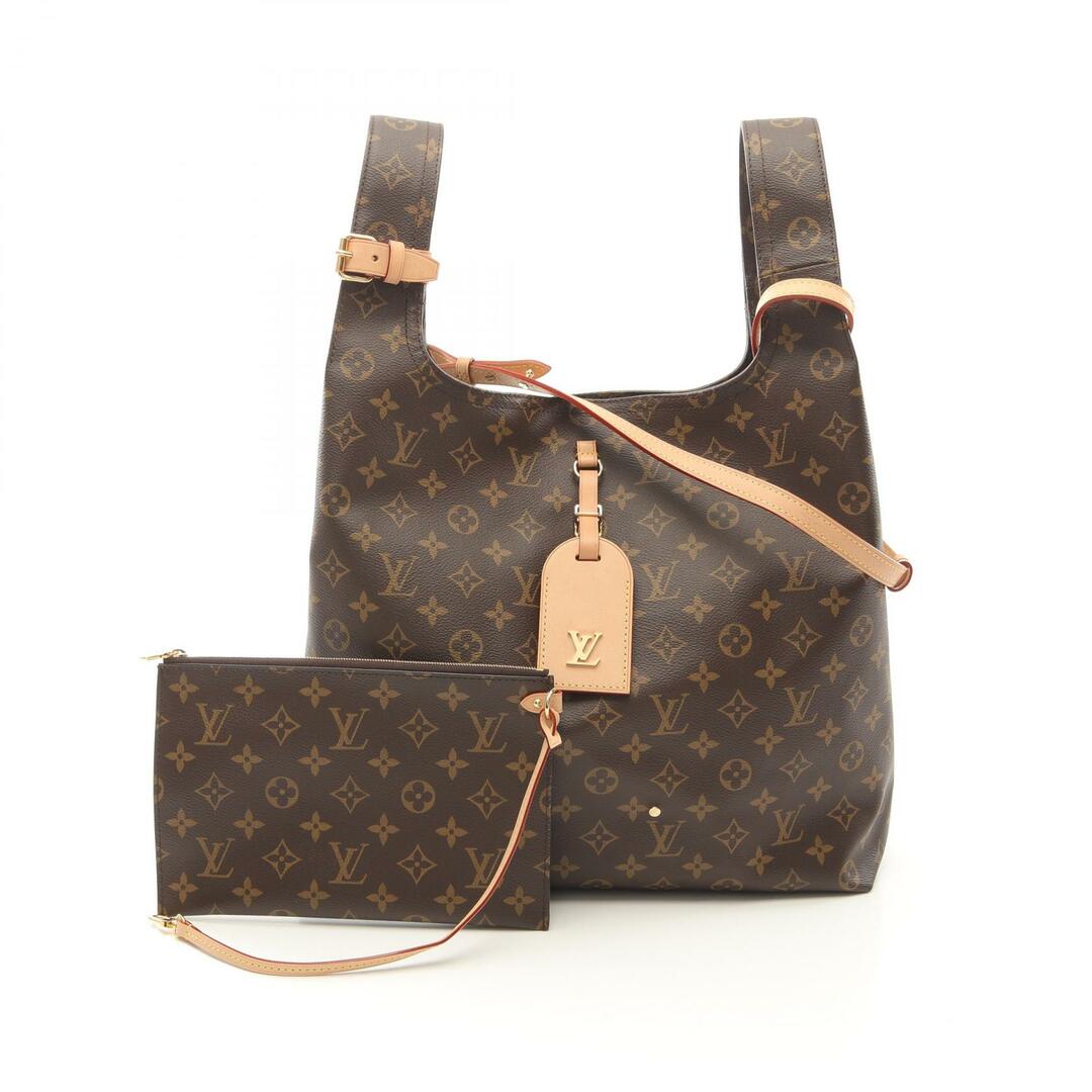 LOUIS VUITTON - ルイ・ヴィトン LOUIS VUITTON アトランティスGM モノグラム ハンドバッグ バッグ PVCコーティングキャンバス レザー レディース ブラウン系 M46817 【中古】