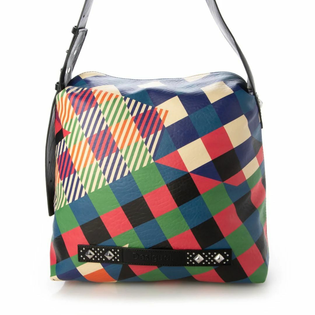 DESIGUAL - ❤準新品❤【Desigual】ダイヤ柄 ミドルバッグの通販