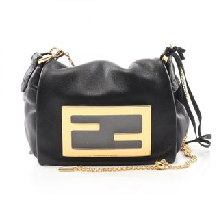 フェンディ(FENDI)のフェンディ FENDI ナノ マンマバゲット ショルダーバッグ バッグ レザー レディース ブラック系 7AS368ABVEF0KUR 【新品】(ショルダーバッグ)