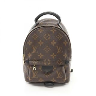 ルイヴィトン(LOUIS VUITTON)のルイ・ヴィトン LOUIS VUITTON パームスプリングス バックパック ミニ モノグラム リュックサック バックパック バッグ PVCコーティングキャンバス レザー レディース ブラウン系 / ブラック系 M44873 【中古】(リュック/バックパック)