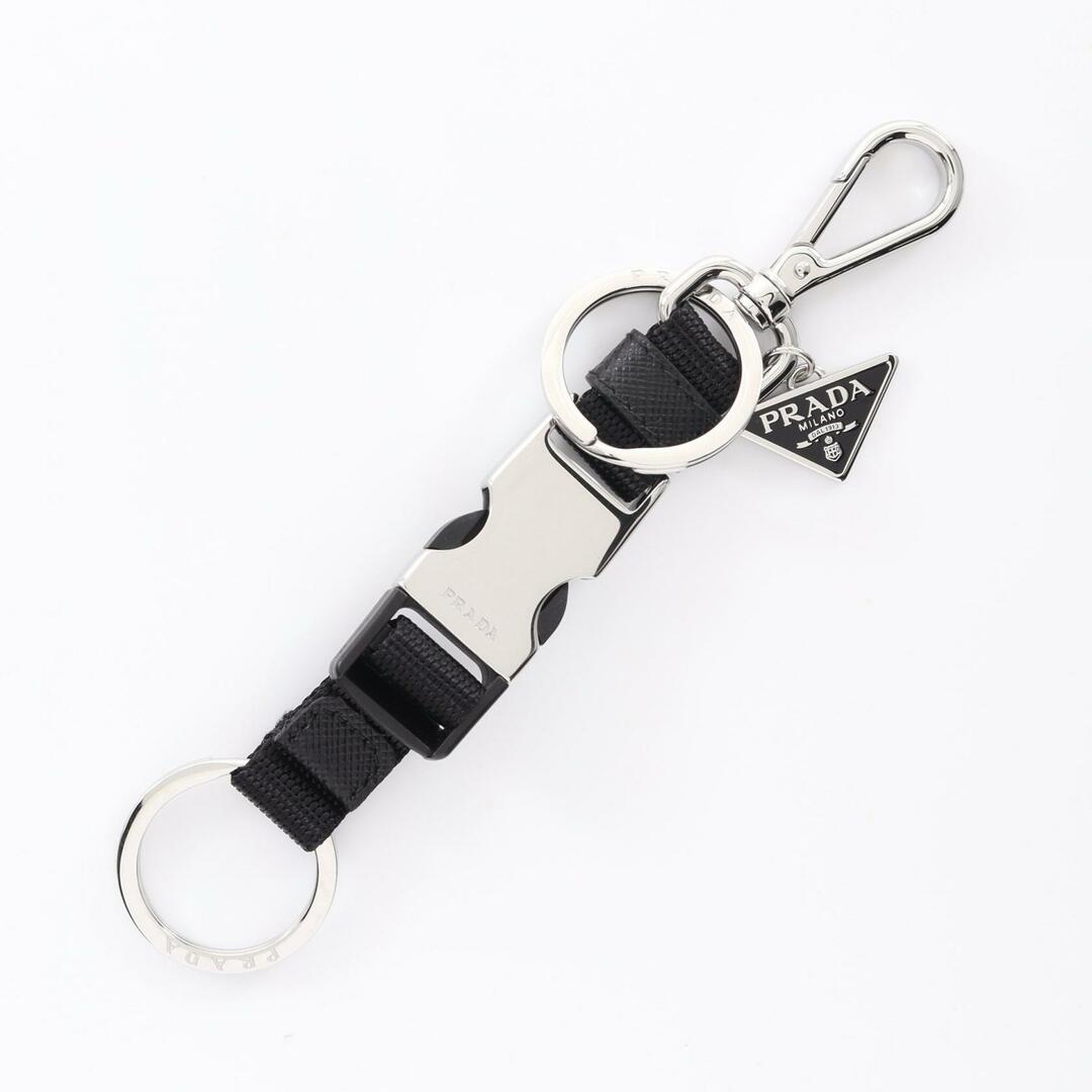 PRADA - プラダ PRADA チャーム アクセサリー ナイロン サフィアーノレザー メンズ レディース ブラック系 2PT0132DMNF0002 【新品】