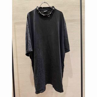 BALENCIAGA - バレンシアガ 739028 TOVU6 ダメージ加工ロゴ BALENCIAGA - バレンシアガ 739028 TOVU6 ダメージ加工ロゴ