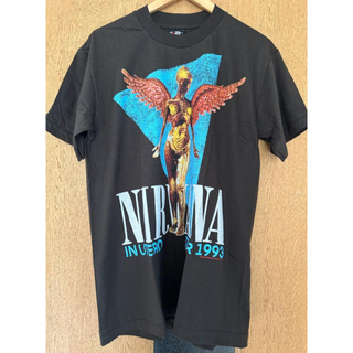 NIRVANA ニルヴァーナ カートコバーン IN UTERO tシャツ L 黒