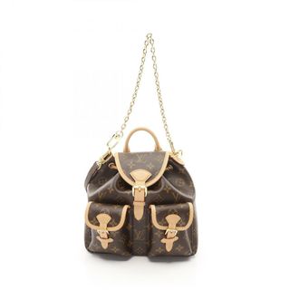 ルイヴィトン(LOUIS VUITTON)のルイ・ヴィトン LOUIS VUITTON エクスキュルシオンPM リュックサック バックパック バッグ PVCコーティングキャンバス レザー モノグラム レディース ブラウン系 M46932 【中古】(リュック/バックパック)