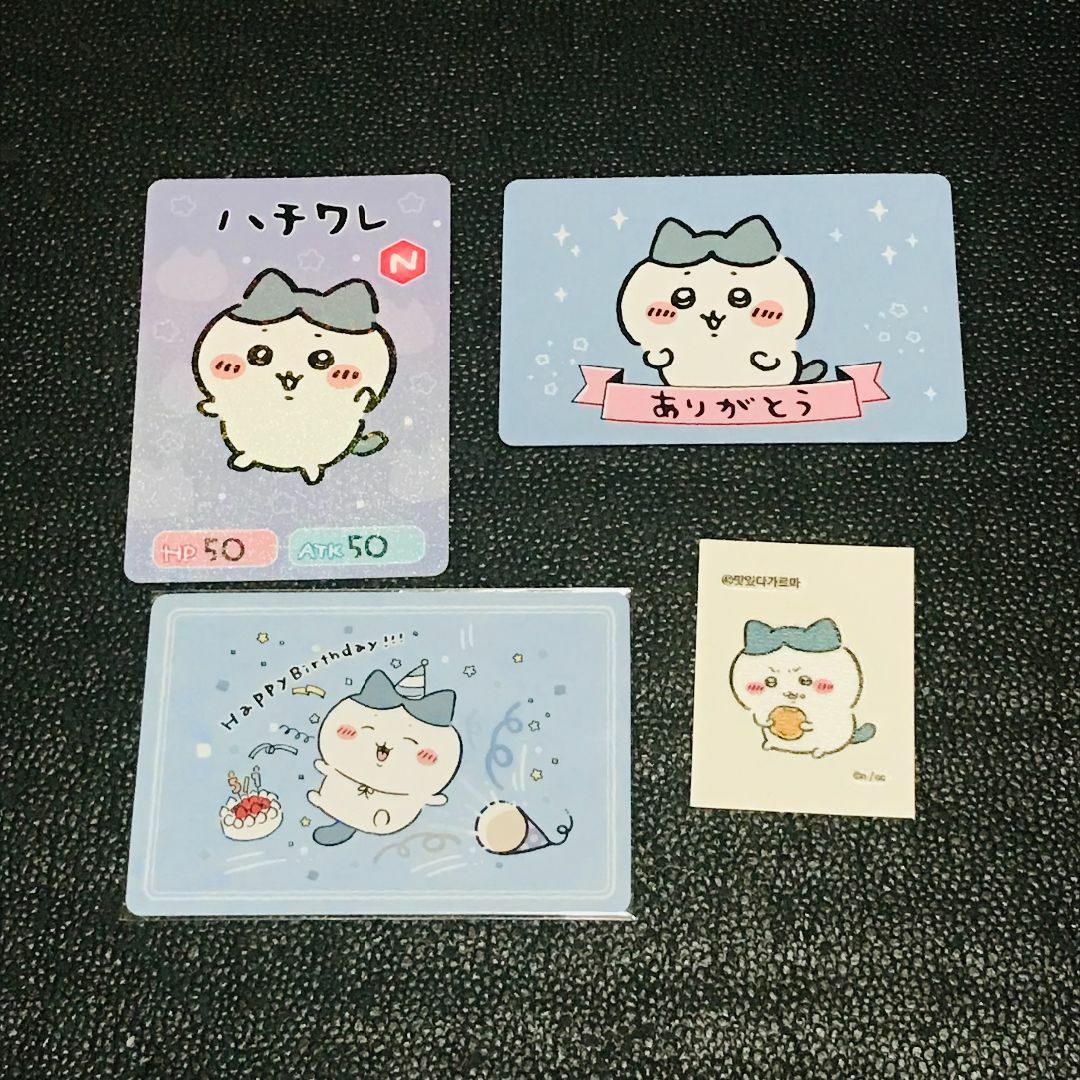 ハチワレ お誕生日 バースデー 韓国 エンタメ/ホビーのおもちゃ/ぬいぐるみ(キャラクターグッズ)の商品写真