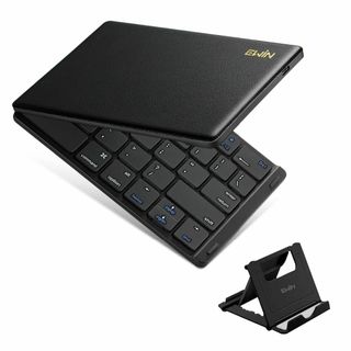 Ewin Bluetoothキーボード 折りたたみ式 157g 軽量 薄型 無線(タブレット)