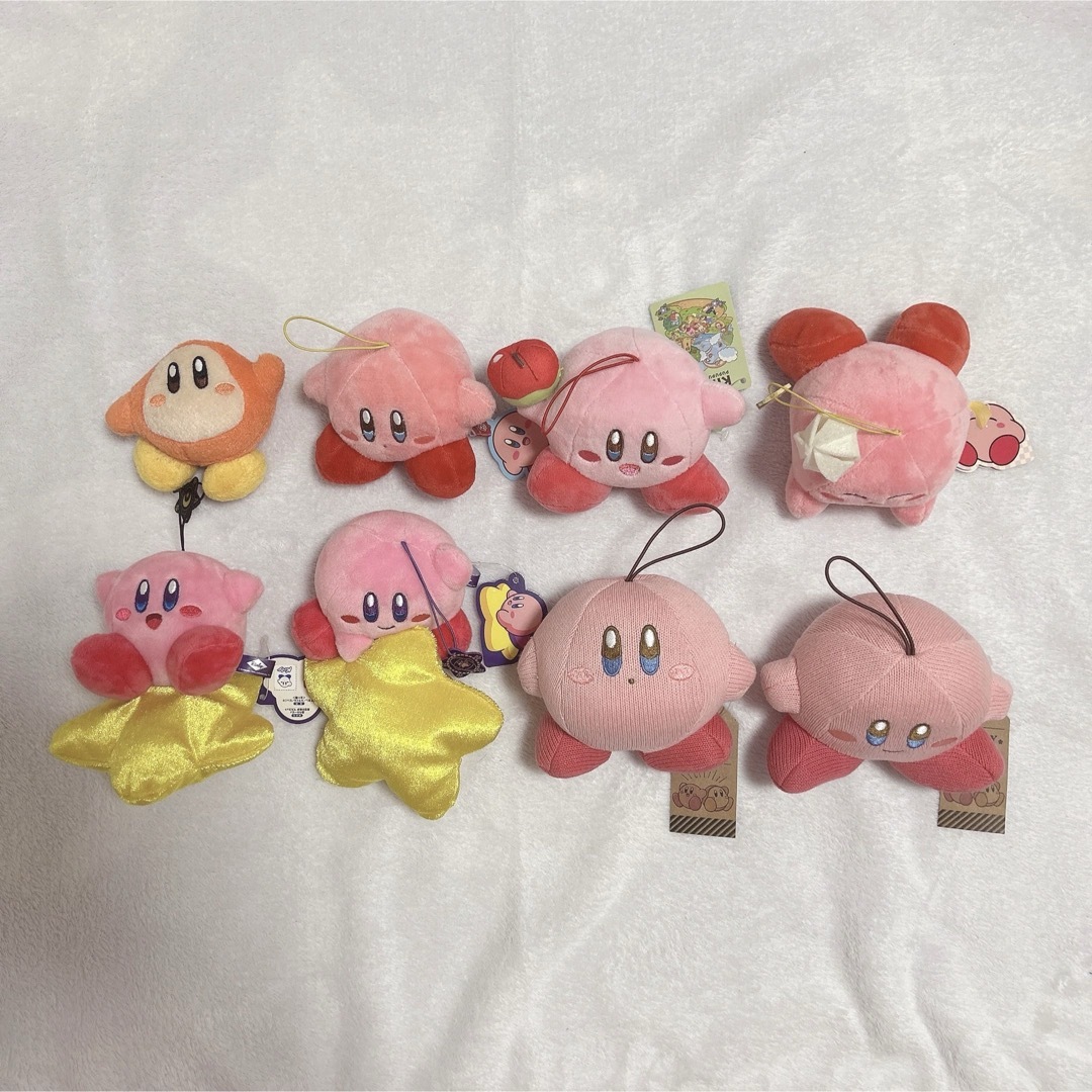 星のカービィ ワドルディ ぬいぐるみ マスコット セット エンタメ/ホビーのおもちゃ/ぬいぐるみ(キャラクターグッズ)の商品写真