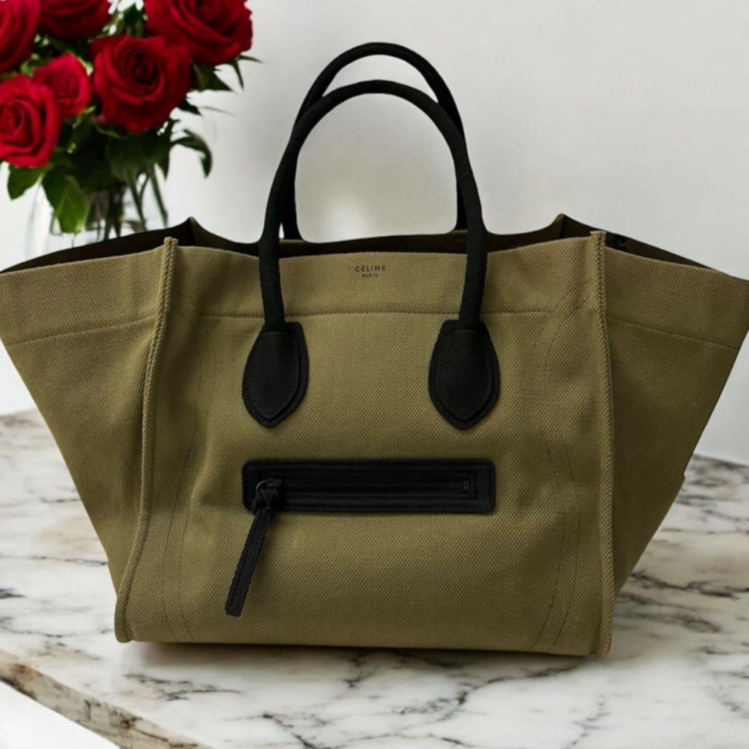 CELINE - 【超希少】セリーヌ ラゲージ ファントム キャンバストート 人気 即完売 大容量