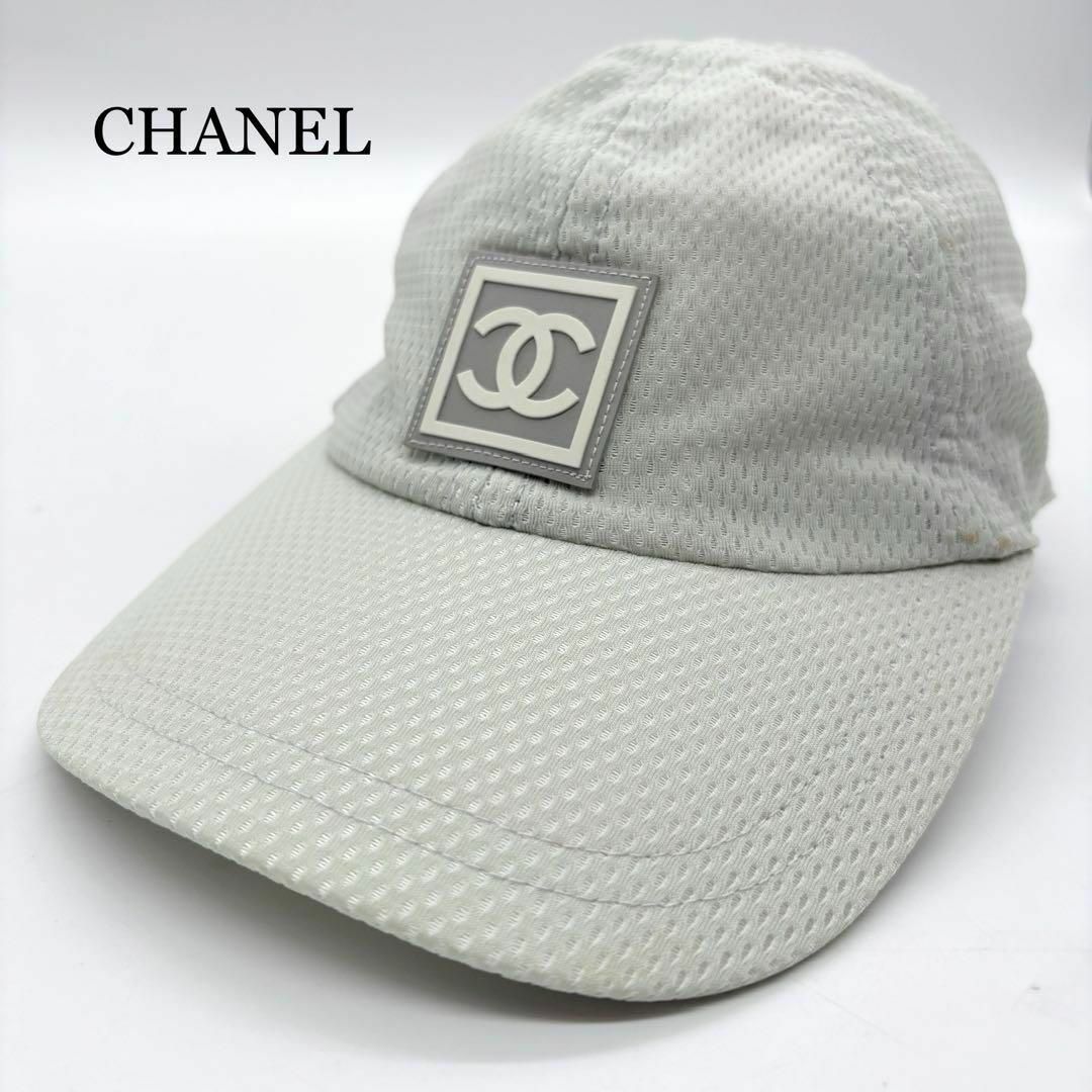 初売りセール - CHANEL 【美品】CHANEL ココマーク ベースボールキャップ 帽子
