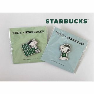 スヌーピー(SNOOPY)のスタバ ジョークール ピン 青緑 限定 2025(キャラクターグッズ)
