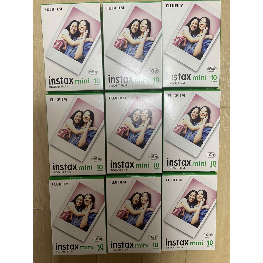 富士フイルム(フジフイルム)の富士フイルム チェキフィルム 10枚入 9個セット スマホ/家電/カメラのカメラ(フィルムカメラ)の商品写真