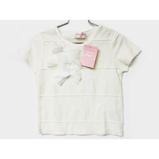 シャーリーテンプル(Shirley Temple)のシャーリーテンプル 半袖カットソー 110cm キッズ 女児 白【新品 未使用品】【新入荷!】★(Tシャツ/カットソー)