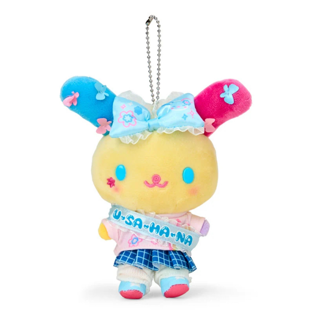 サンリオ(サンリオ)のウサハナ マスコットホルダー #サンリオ学園きらめき祭 サンリオ ぬいぐるみ エンタメ/ホビーのおもちゃ/ぬいぐるみ(キャラクターグッズ)の商品写真