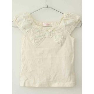 シャーリーテンプル(Shirley Temple)のシャーリーテンプル 半袖カットソー 120cm キッズ 女児 クリーム色【中古】【新入荷!】†(Tシャツ/カットソー)