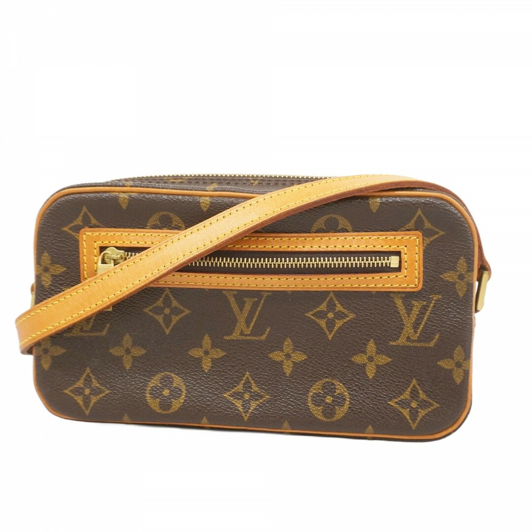 LOUIS VUITTON - 【5ec3982-b】ルイヴィトン ショルダーバッグ モノグラム ポシェットシテ M51183 ブラウン【中古】レディース