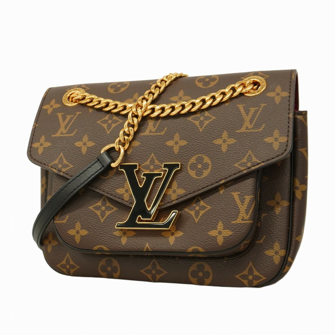 LOUIS VUITTON - 【5ec4001-b】ルイヴィトン ショルダーバッグ モノグラム パッシー M45592 ブラウン【中古】レディース