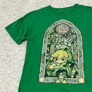 ZERDA ゼルダ　ニンテンドー　2015 Tシャツ　グリーン　オカリナ(Tシャツ/カットソー(半袖/袖なし))